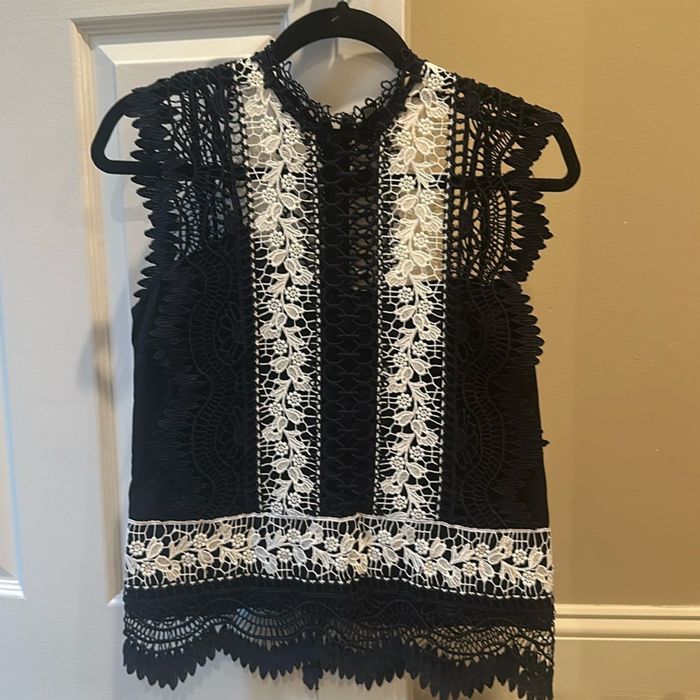 Aqua x small blouse